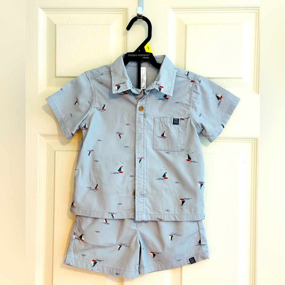 Modern Moments Kids Blue Matching Set